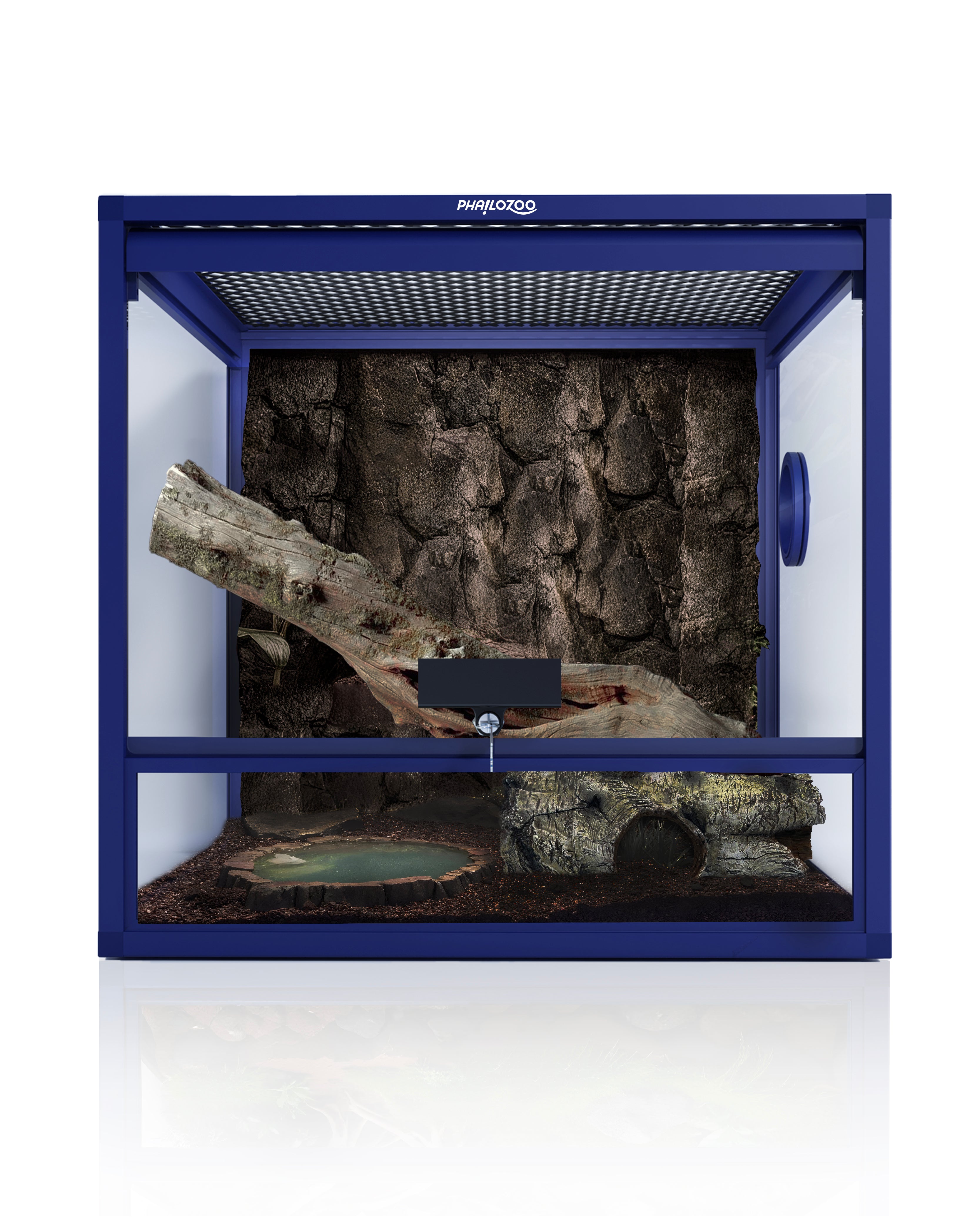 24 Gallon Reptile Enclosures 18x18x18" with Lock! Perfect for Beginner! Bottom NOT LEAKPROOF