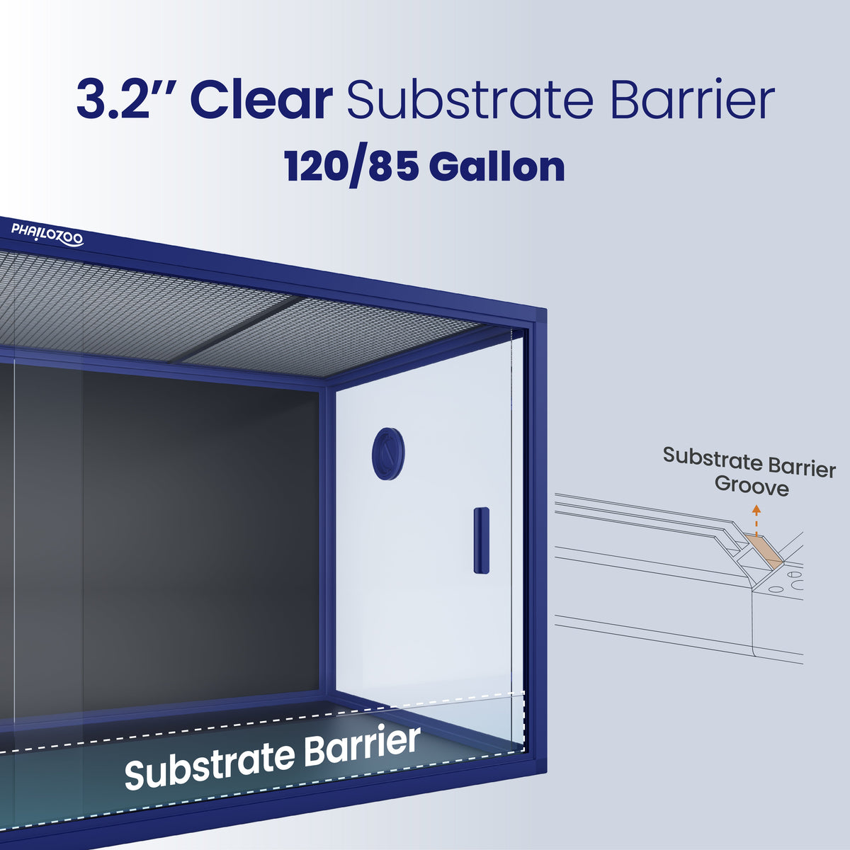 Substrate Barrier Replacement 3.2'' - Phailozoo
