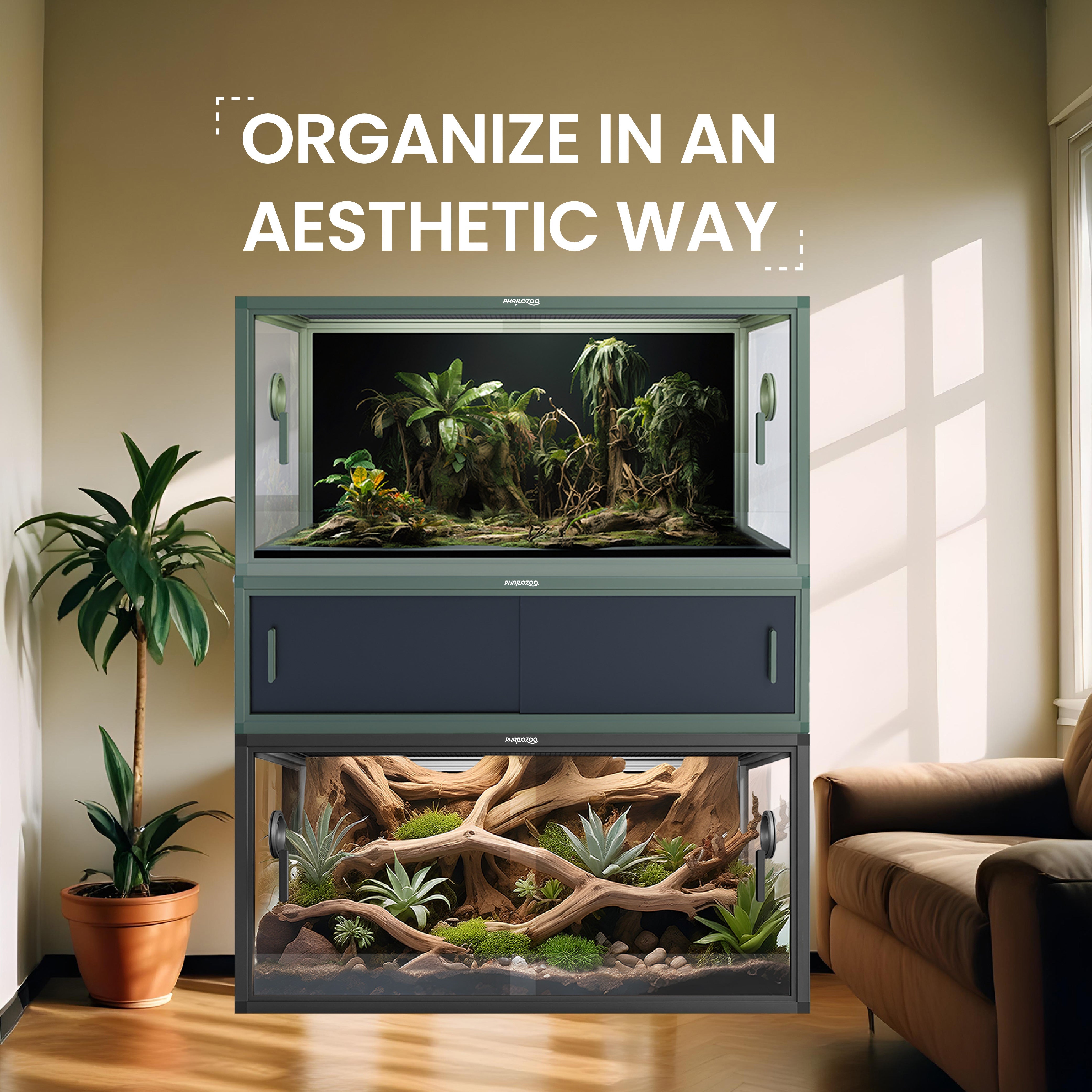 36'' Spacer Cabinet For 50 Gallon Reptile Tanks - Phailozoo