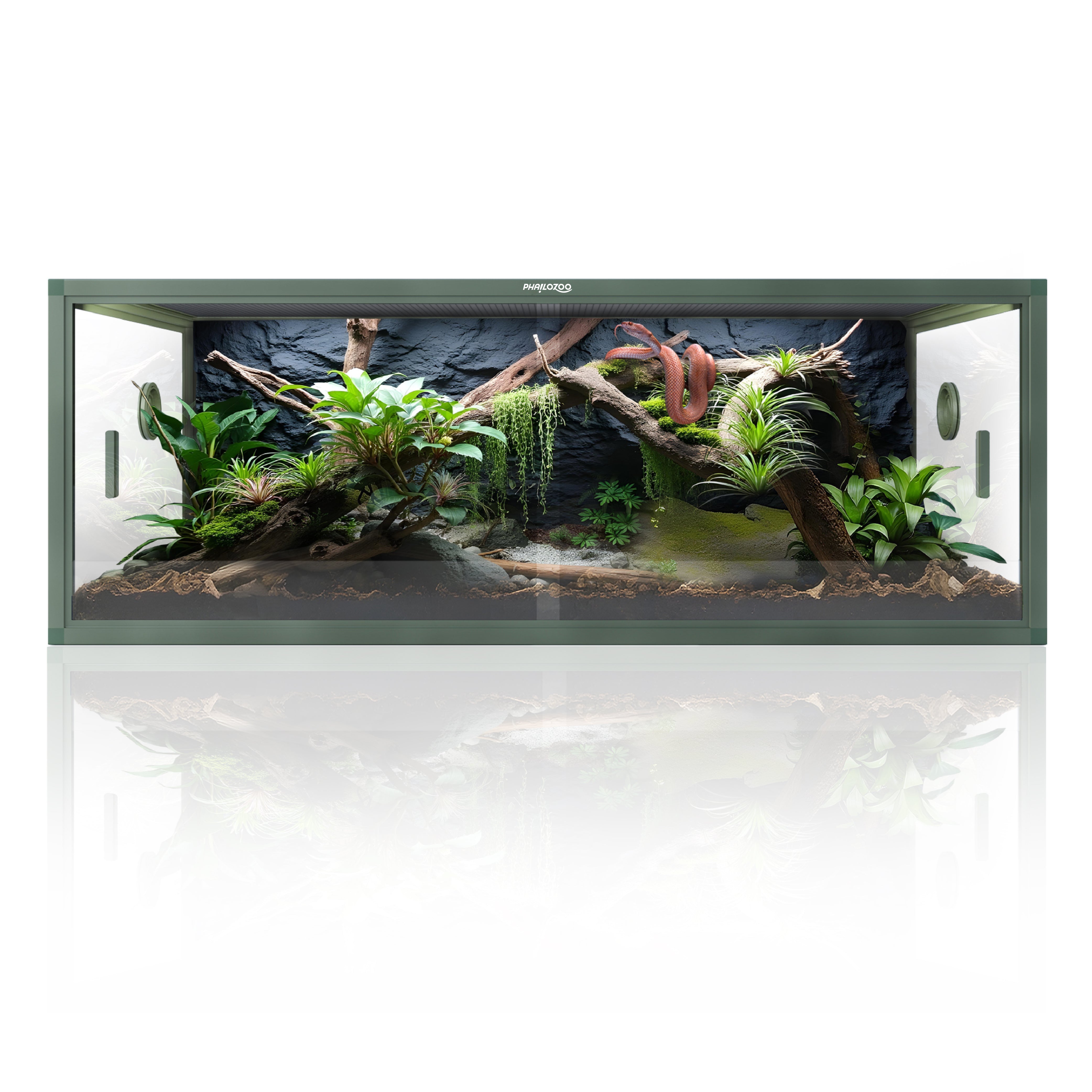 85 Gallon Snake Tank 48x24x18 | Ball Python Enclosure | Phailozoo