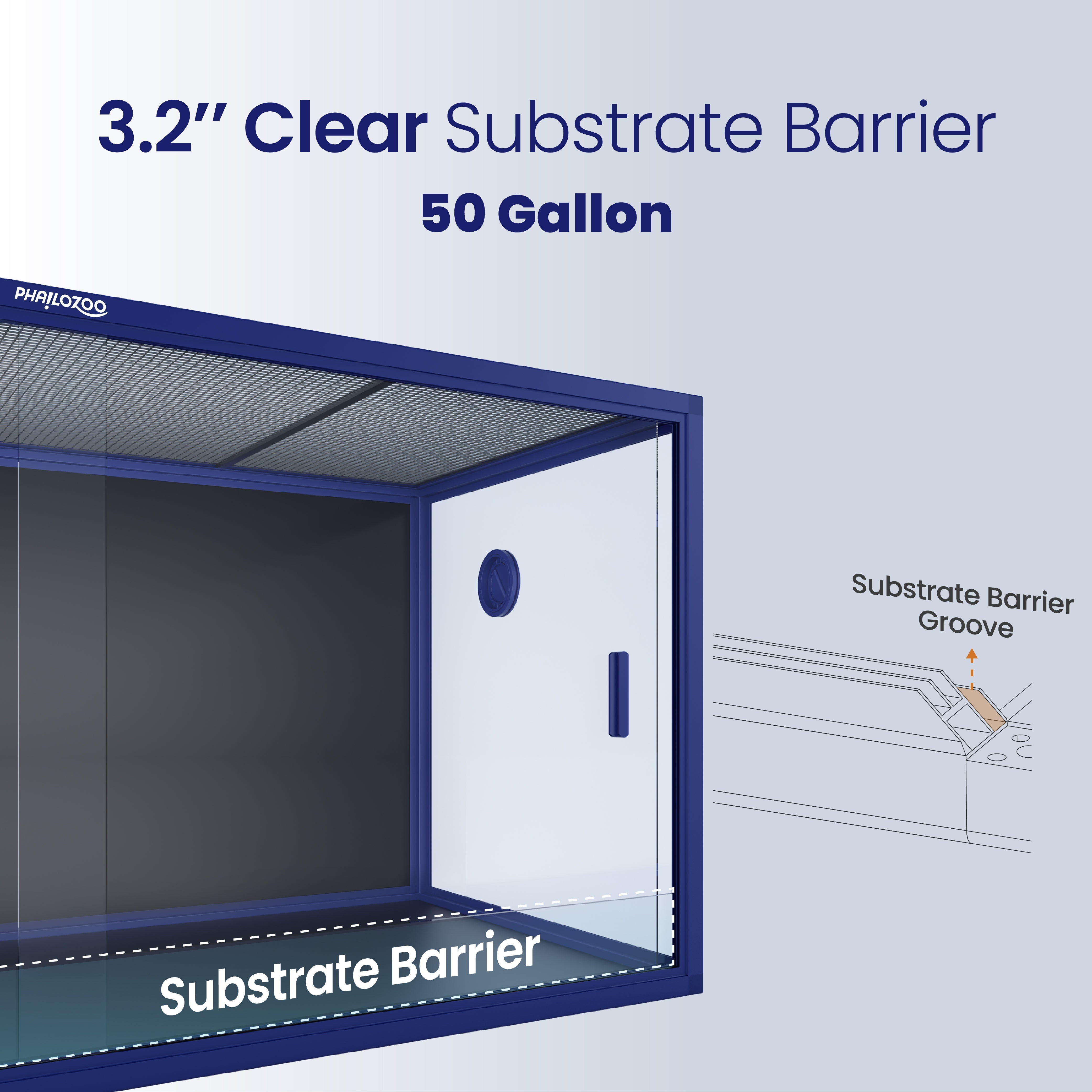 Substrate Barrier Replacement 3.2'' - Phailozoo